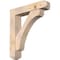 Ekena Millwork Legacy Craftsman Smooth Bracket w/ Offset Brace, Douglas Fir, 7 1/2"W x 36"D x 40"H BKT0806X36X40LEC04SDF - alternate 1
